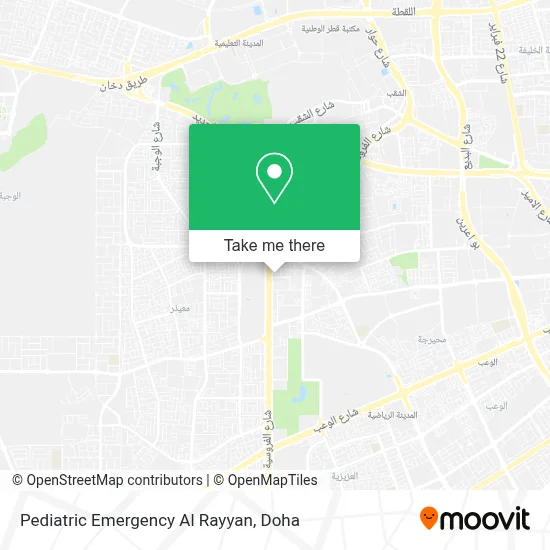 Pediatric Emergency Al Rayyan map