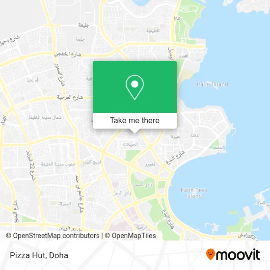 Pizza Hut map