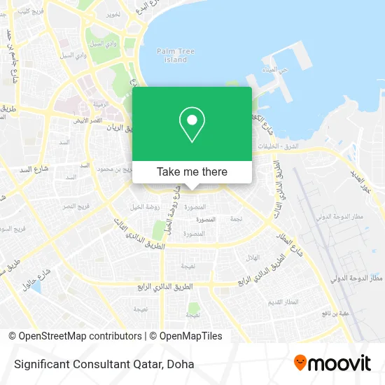 Significant Consultant Qatar map