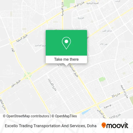 Excello Trading Transportation And Services map