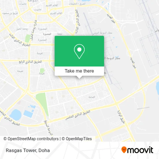 Rasgas Tower map