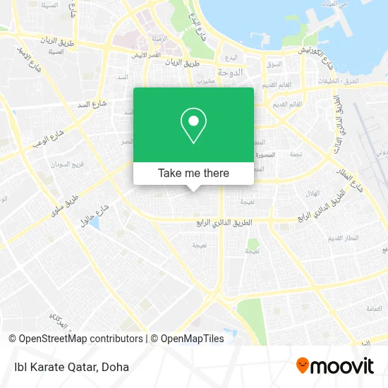 Ibl Karate Qatar map