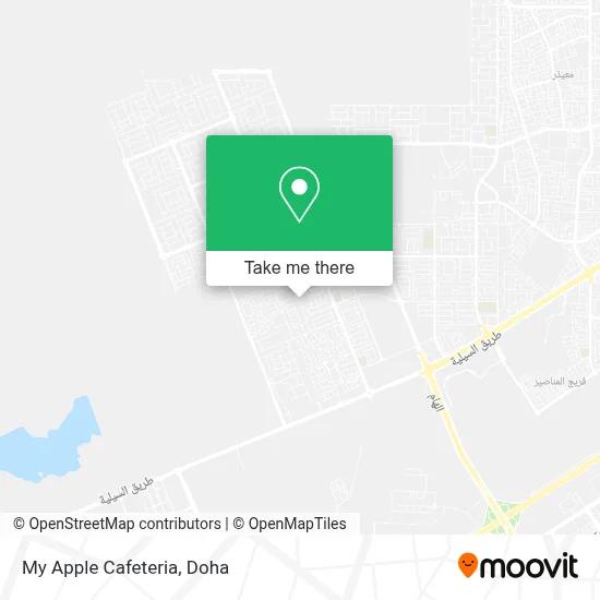 My Apple Cafeteria map