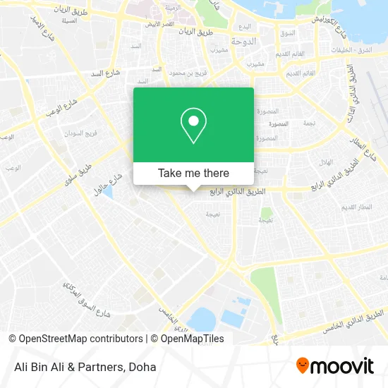 Ali Bin Ali & Partners map