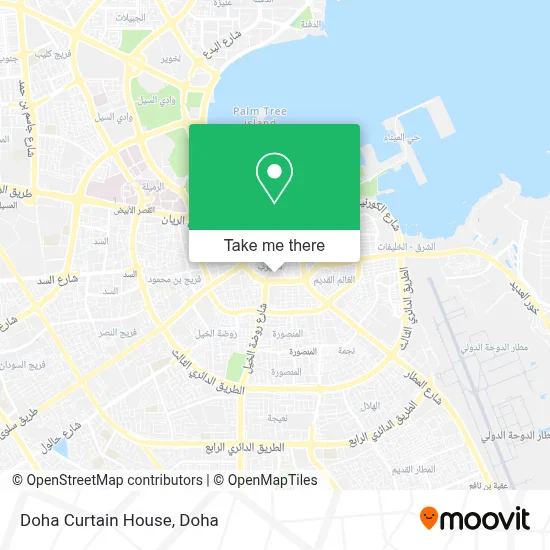 Doha Curtain House map