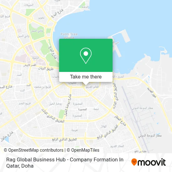Rag Global Business Hub - Company Formation In Qatar map