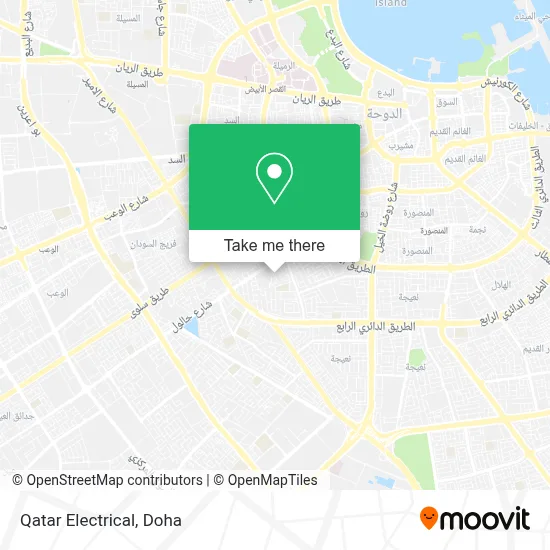 Qatar Electrical map