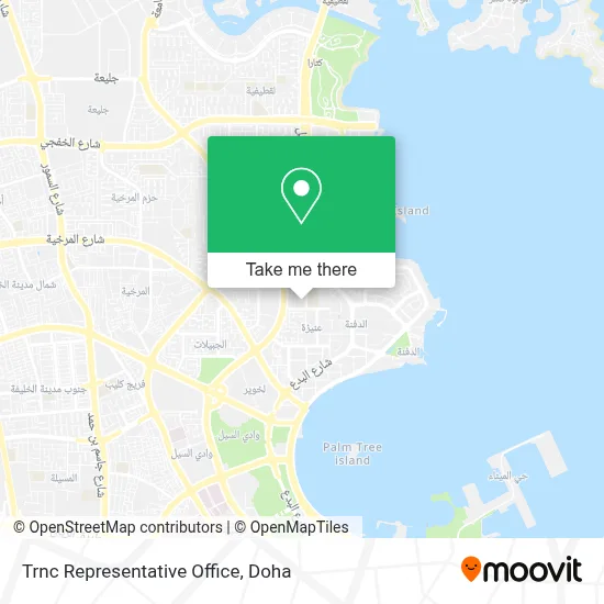 Trnc Representative Office map