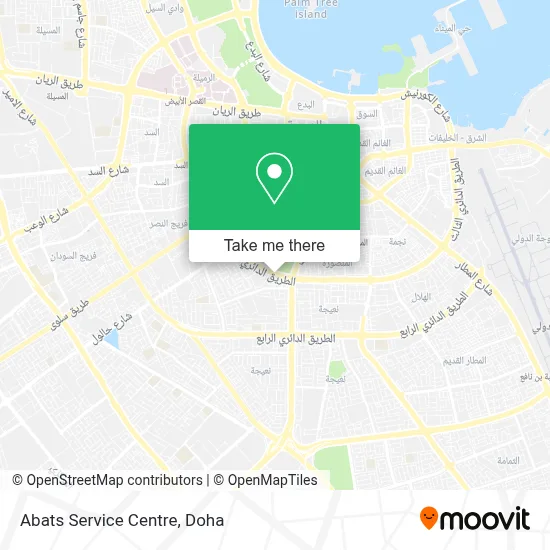 Abats Service Centre map