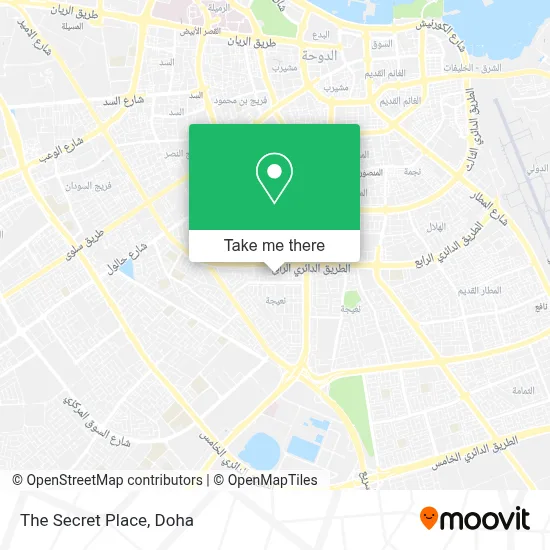 The Secret Place map
