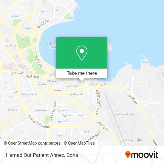 Hamad Out Patient Annex map