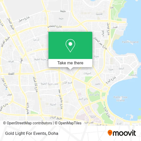 Gold Light For Events map
