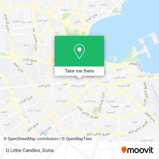 Q Little Candles map