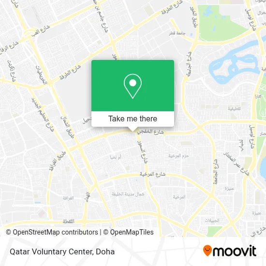 Qatar Voluntary Center map