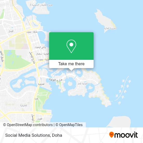 Social Media Solutions map