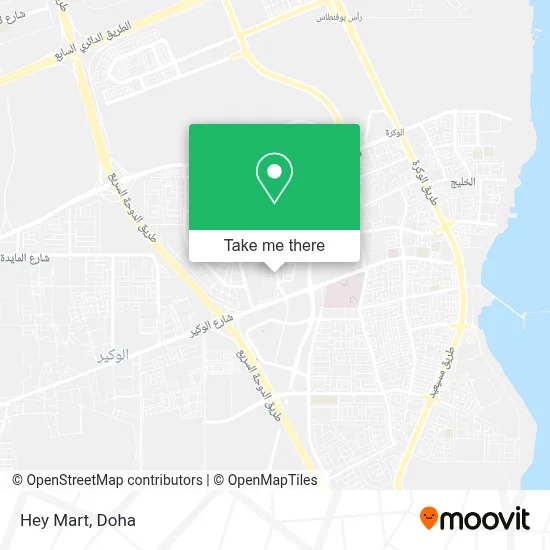 Hey Mart map