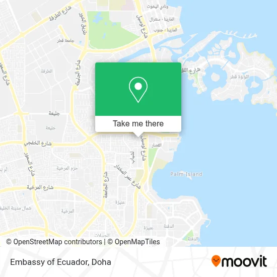 Embassy of Ecuador map