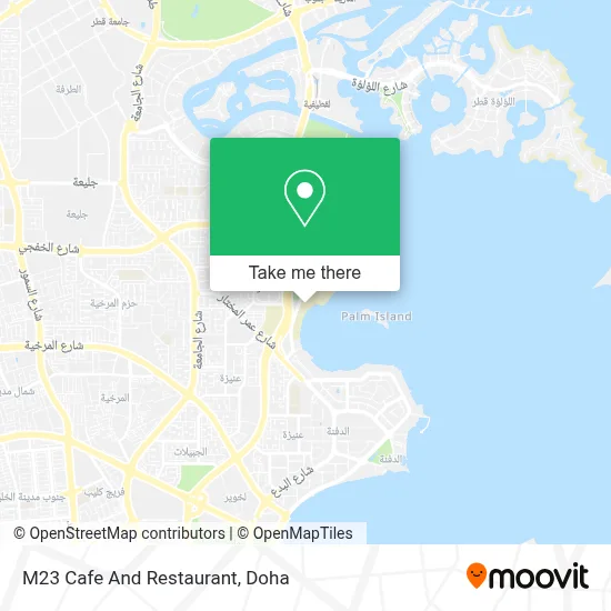 M23 Cafe And Restaurant map