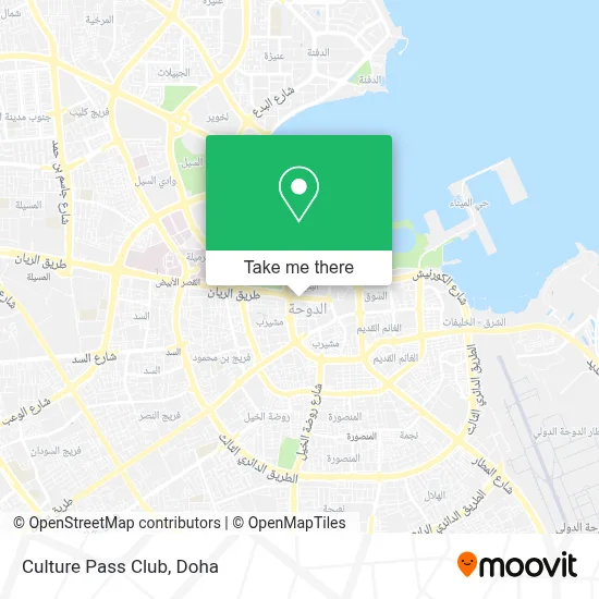 Culture Pass Club map