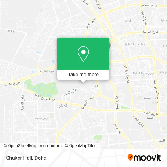 Shuker Hall map