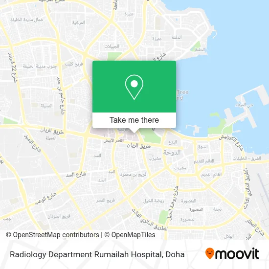 Radiology Department Rumailah Hospital map