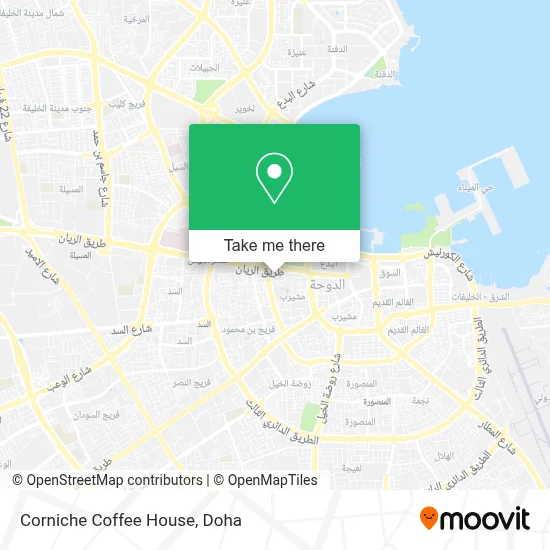 Corniche Coffee House map