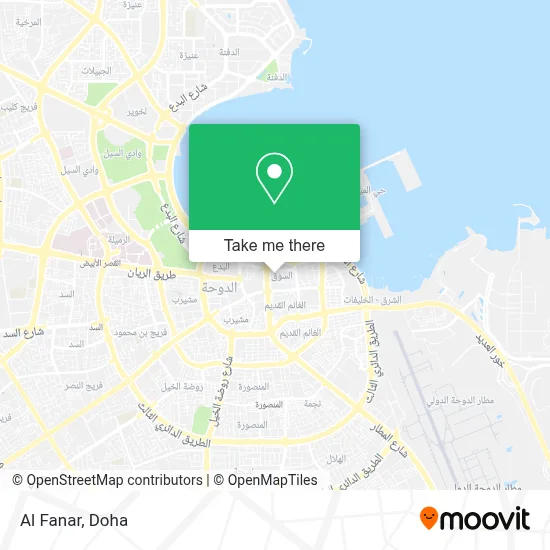 Al Fanar map