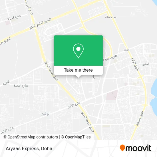 Aryaas Express map