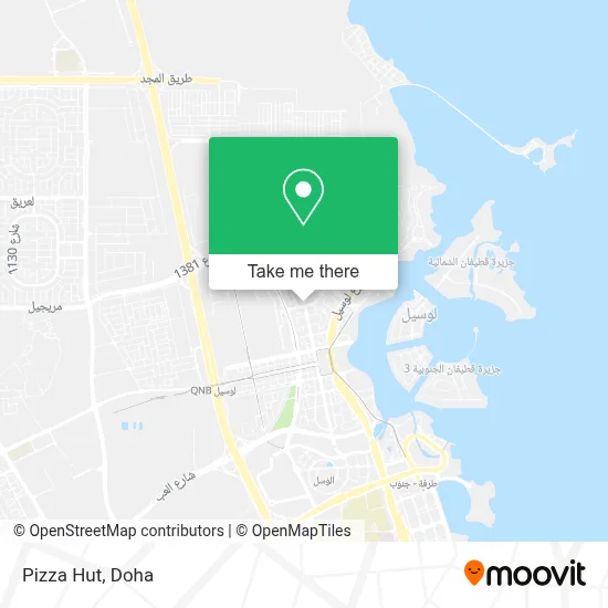 Pizza Hut map