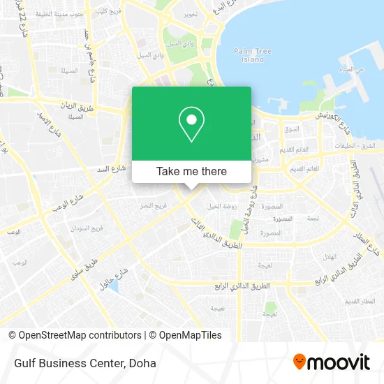 Gulf Business Center map