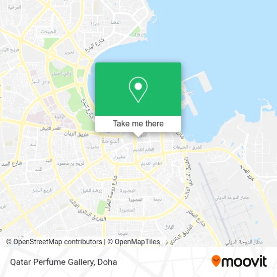 Qatar Perfume Gallery map
