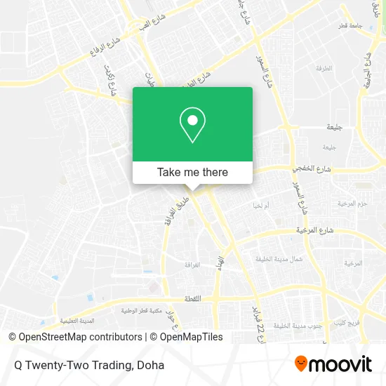 Q Twenty-Two Trading map