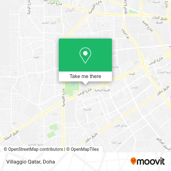 Villaggio Qatar map