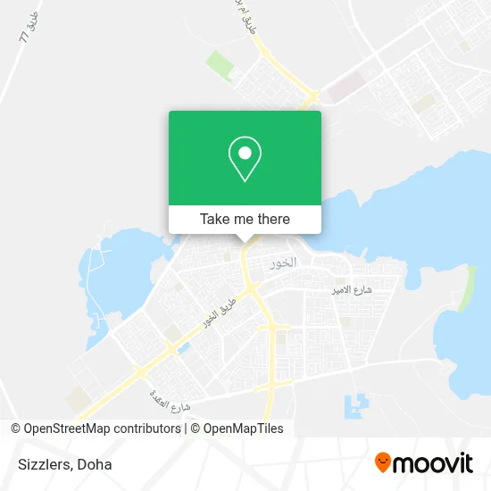 Sizzlers map