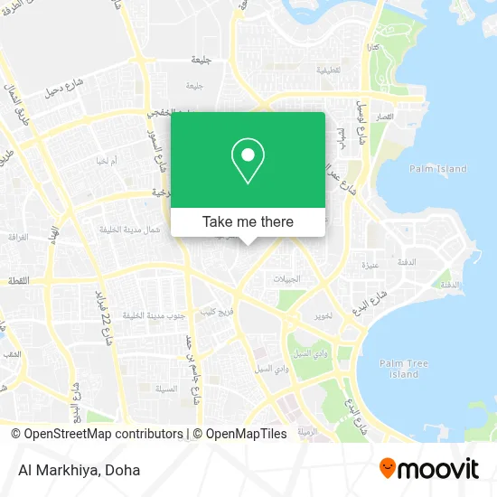 Al Markhiya map