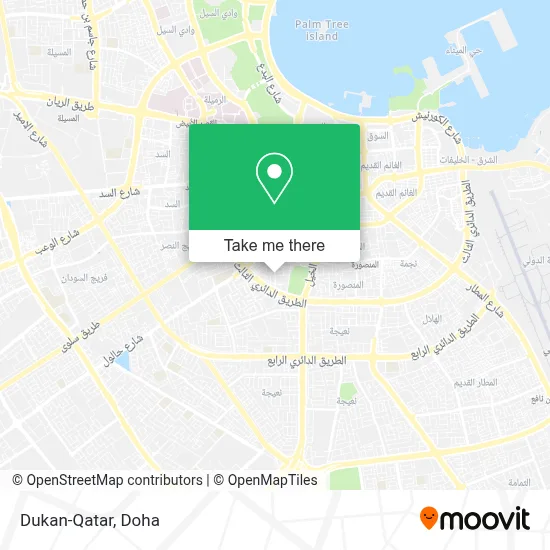 Dukan-Qatar map
