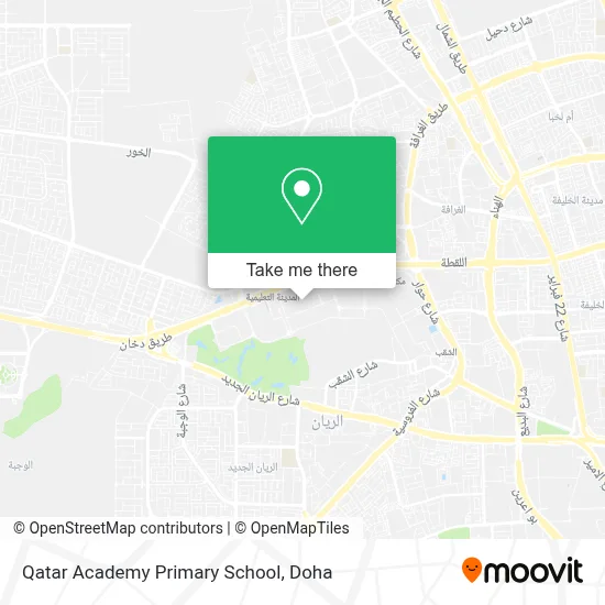 Qatar Academy Primary School map
