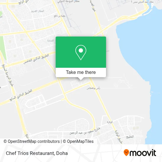 Chef Trios Restaurant map