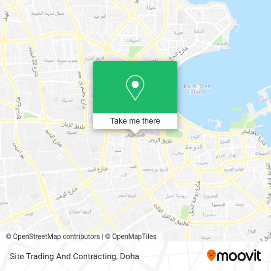 Site Trading And Contracting map