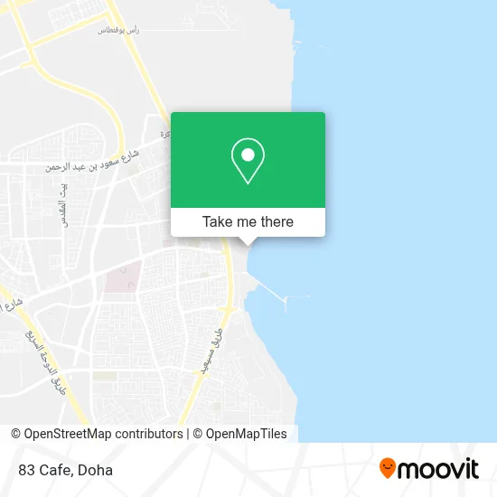 83 Cafe map