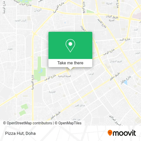 Pizza Hut map
