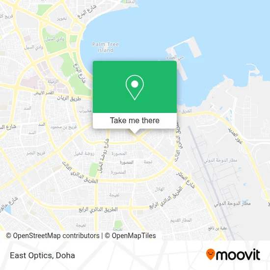 East Optics map