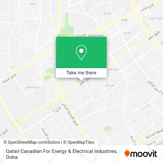 Qatari Canadian For Energy & Electrical Industries map