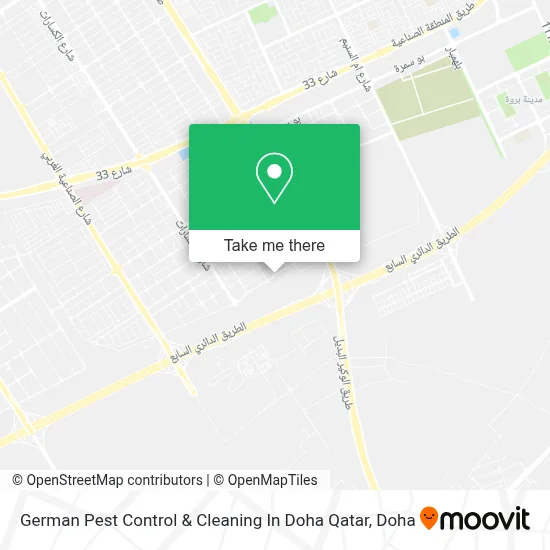 German Pest Control & Cleaning In Doha Qatar map