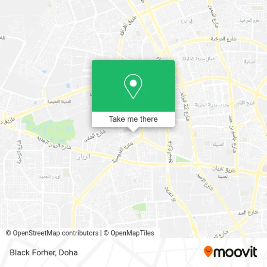 Black Forher map