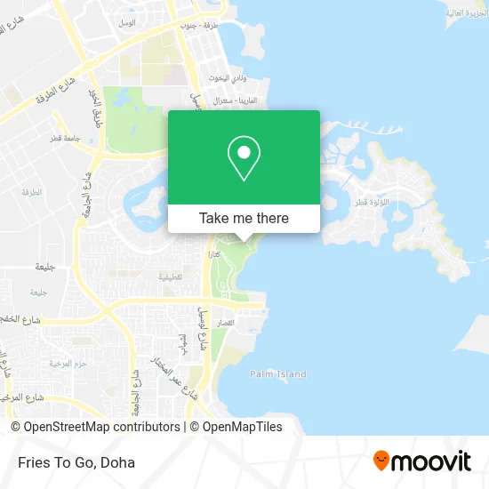 Fries To Go map
