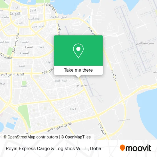 Royal Express Cargo & Logistics W.L.L map