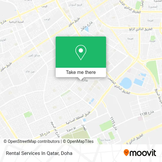 Rental Services In Qatar map