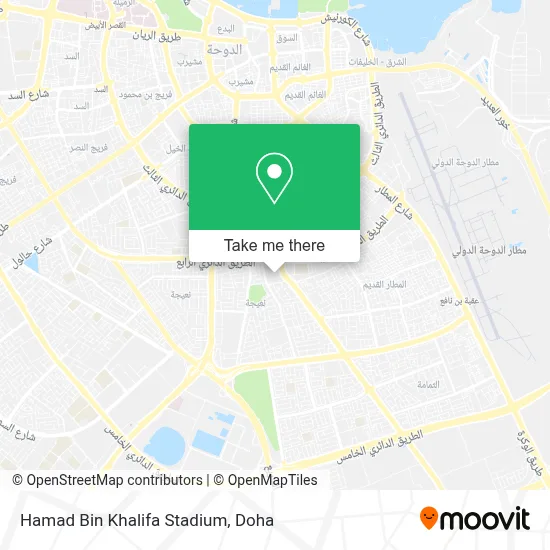 Hamad Bin Khalifa Stadium map