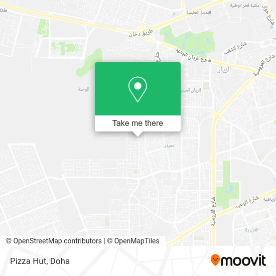 Pizza Hut map